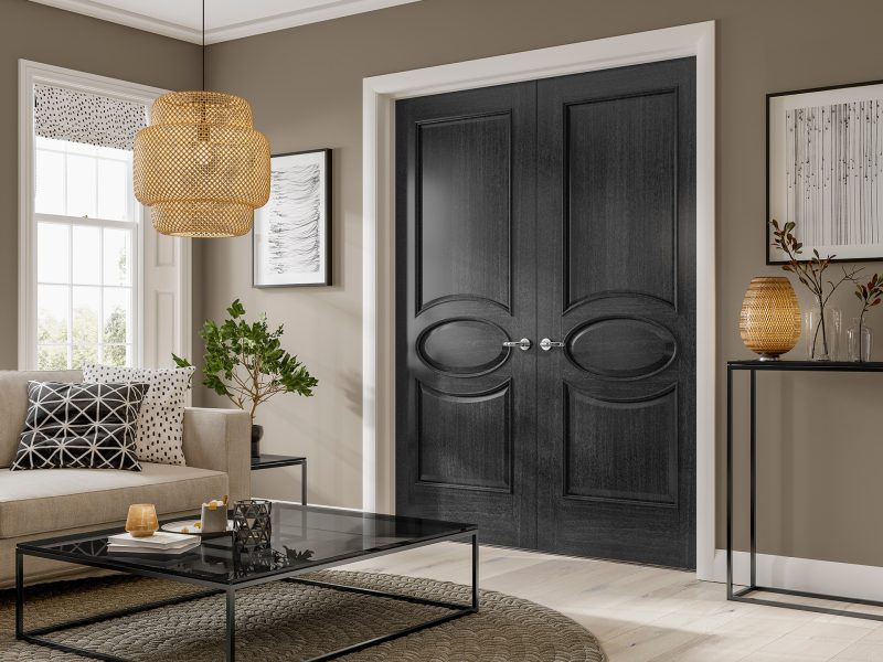 Internal Doors black double