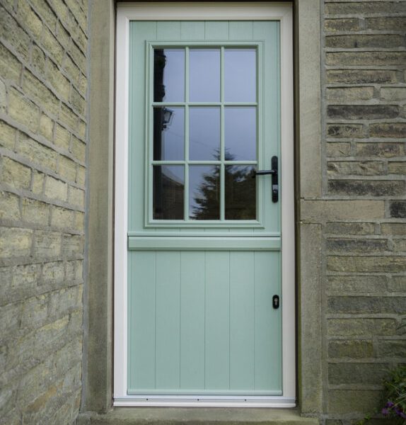 green solidor doors