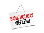 The showroom will be closed the Bank Holiday weekend