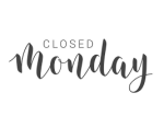 Showroom Closed Monday