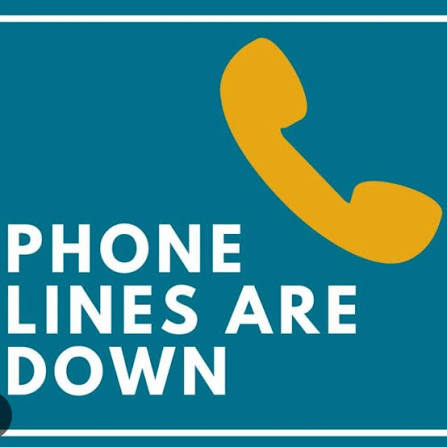 WE ARE EXPERIENCING PHONE LINE ISSUES